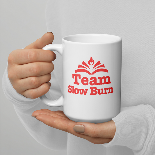 White glossy mug